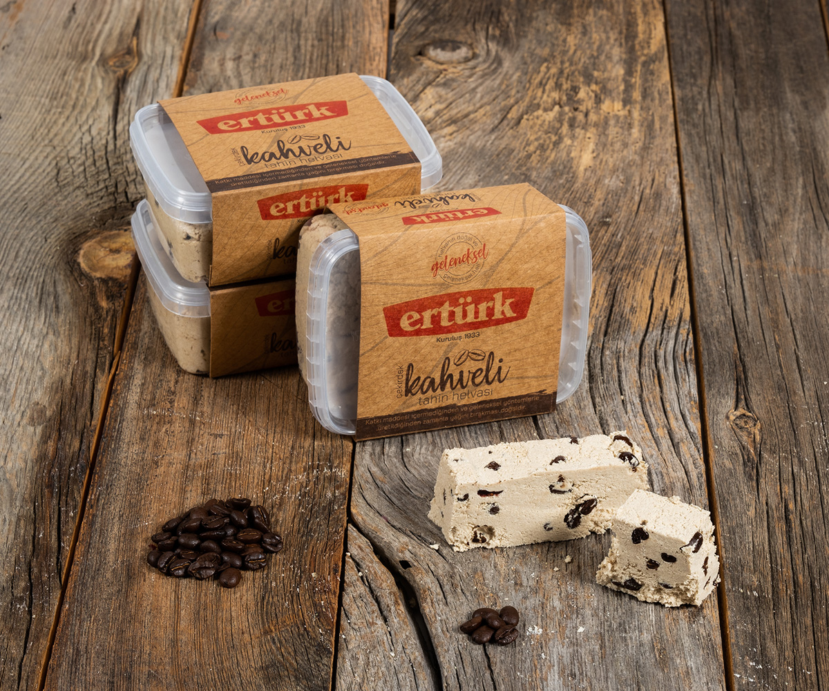Kahveli Tahin Helvası <br> 400 g.