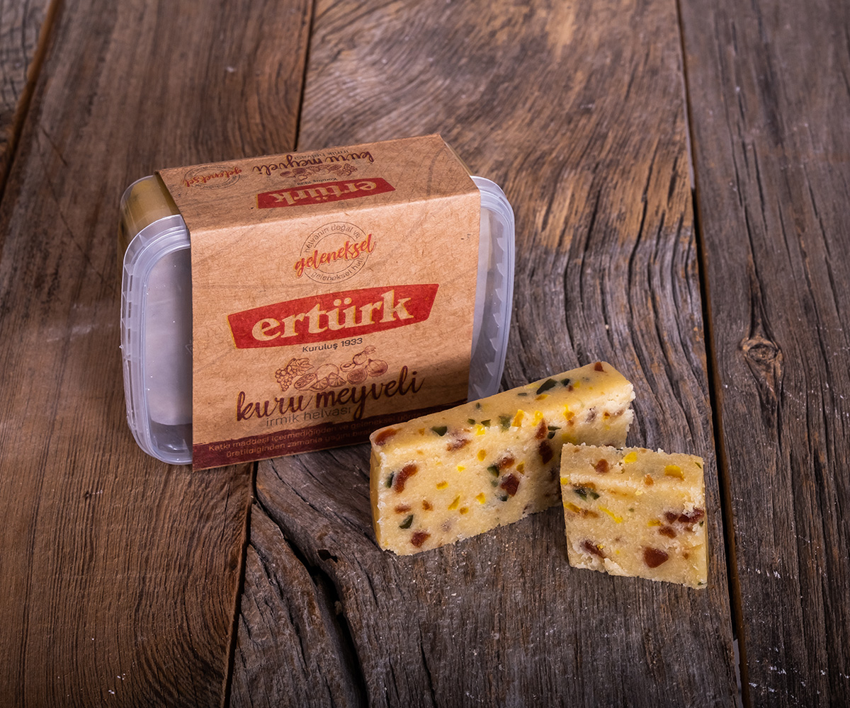 Kuru Meyveli İrmik Helvası <br>400 g.