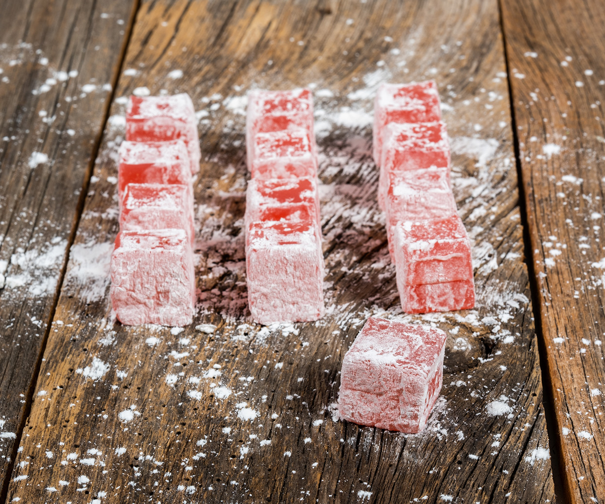 Rose Flavored Turkish Delight