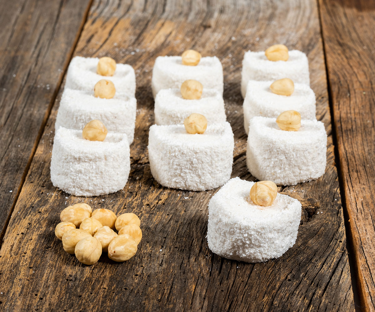 White Hazelnut Turkish Delight